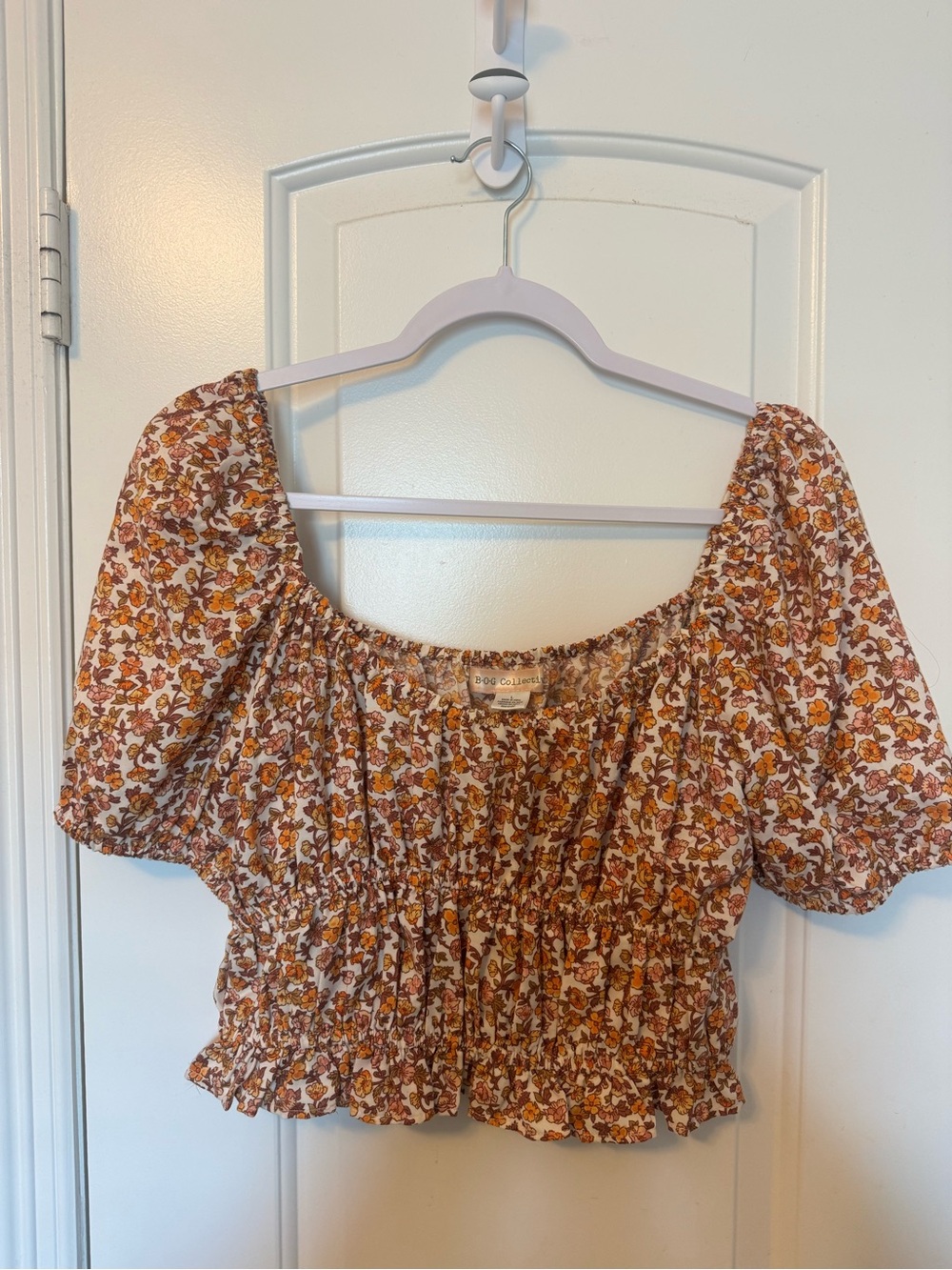 Boho floral blouse